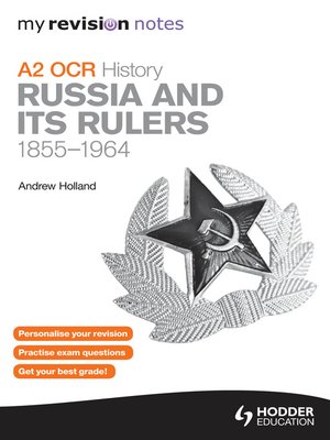cover image of My Revision Notes OCR A2 History